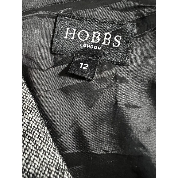 Hobbs Sleevless Sheath Dress In Black White Mix Wool Size 12 Uk Career Office - Picture 5 of 9